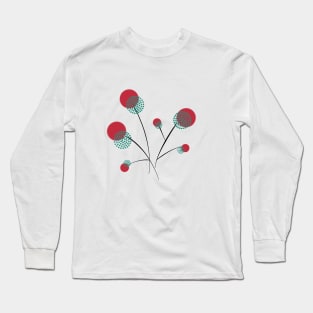 Filigrane Blumen Long Sleeve T-Shirt